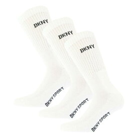 【送料無料】 ダナ キャラン ニューヨーク メンズ 靴下 アンダーウェア Radde 3 Pack Sport Socks White