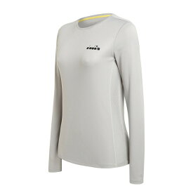 【送料無料】 ディアドラ レディース Tシャツ トップス Long Sleeve Running T Shirt Mens Silver