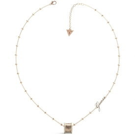 【送料無料】 ゲス レディース ネックレス・チョーカー・ペンダントトップ アクセサリー Guess Jewellery Round Harmony Necklace UBN01153RG Pink