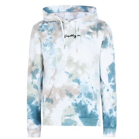 【送料無料】 ハイプ メンズ パーカー・スウェット アウター Khaki Tie Dye Scribble Logo Men's Hoodie Khaki