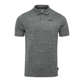 【送料無料】 スラセンジャー メンズ ポロシャツ トップス Golf Solid Polo Shirt Mens Grey Marl