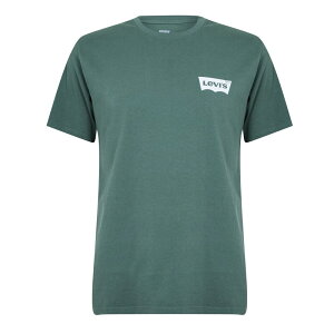 ���[�o�C�X �����Y �g�b�v�X T�V���c Levis Varsity Circle T-Shirt Dark Forest BW �t�H���X�g