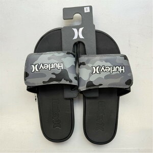 �n�[���[ �����Y �V���[�Y �T���_�� Hurley 1Pk Vel Flip Sn99 Grey/Black �u���b�N
