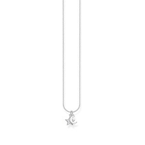 g[}XT{ fB[X ANZT[ lbNXE`[J[Ey_ggbv [X THOMAS SABO Charming Star & Moon Necklace Silver Vo[