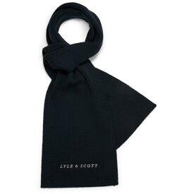 【送料無料】 ライルアンドスコット メンズ マフラー・ストール・スカーフ アクセサリー Lyle Ribbed Scarf Sn99 Dark Navy