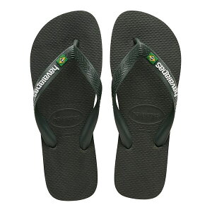 yz nCAiX fB[X T_ V[Y Flip Flops Olive Green