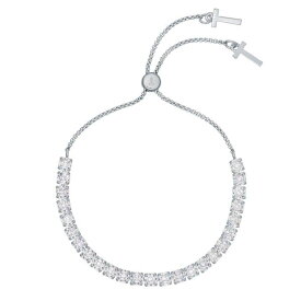 【送料無料】 テッドベーカー レディース ブレスレット・バングル・アンクレット アクセサリー Crystal Adjustable Tennis Bracelet For Women Silver/Crystal