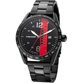 【送料無料】 ヘッド メンズ 腕時計 アクセサリー Stainless Steel Analogue Quartz Watch Blck