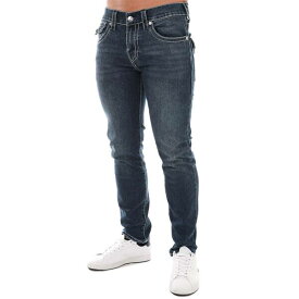 【送料無料】 トゥルーレリジョン メンズ デニムパンツ ジーンズ ボトムス Rocco Big T Flap Skinny Jeans Denim