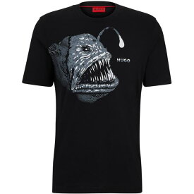 【送料無料】 フューゴ メンズ Tシャツ トップス Hugo Dibeach Tee Sn42 Black