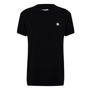 �v���e�B�O���[�� �����Y �g�b�v�X T�V���c Pretty Green PG Mitchell T-Shirt Sn00 Black �u���b�N
