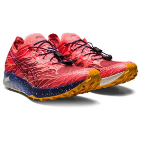 【送料無料】 アシックス レディース スニーカー ランニングシューズ シューズ Fuji Speed Mens Trail Running shoes Ppy/Indg Blue