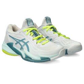 【送料無料】 アシックス レディース スニーカー シューズ Court FF 3 Women's Tennis Shoes White/S Sea