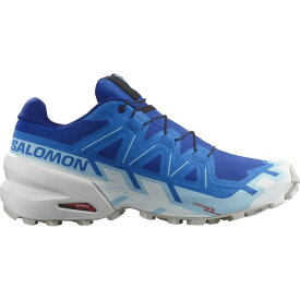 【送料無料】 サロモン メンズ スニーカー ランニングシューズ シューズ Speedcross 6 Men's Trail Running Shoes Blue/White