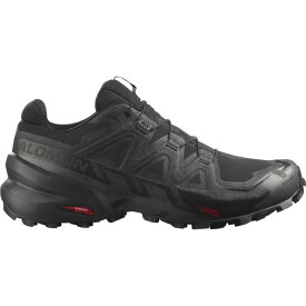 【送料無料】 サロモン メンズ スニーカー ランニングシューズ シューズ Speedcross 6 GoreTex Men's Trail Running Shoes Black/Black