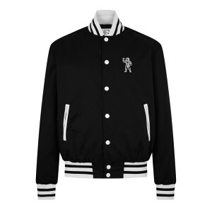 �r���I�l�A�{�[�C�Y�N���u �����Y �A�E�^�[ �W���P�b�g�E�u���]�� BILLIONAIRE BOYS CLUB BBC Arch Lwt Varsity Sn44 Black/White �z���C�g