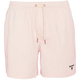【送料無料】 バブアー メンズ ハーフパンツ・ショーツ 水着 Somerset Pinstripe Swim Shorts Pink Clay PI55