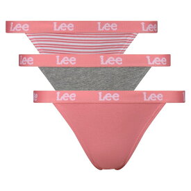 【送料無料】 リー レディース パンツ アンダーウェア Lee Tn Brf Ay 3P Ld99 Pink/Stripe/Gry