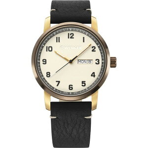 yz EFK[ Y rv ANZT[ Stainless Steel Classic Analogue Quartz Watch Gld