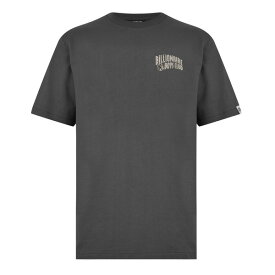 【送料無料】 ビリオネアボーイズクラブ メンズ Tシャツ トップス Small Arch Logo T Shirt Space Grey