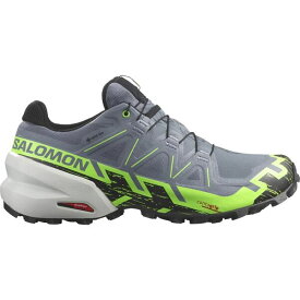 【送料無料】 サロモン メンズ スニーカー ランニングシューズ シューズ Speedcross 6 GoreTex Men's Trail Running Shoes Flint/Green