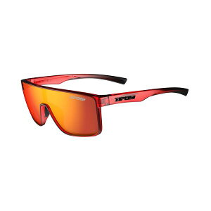 �e�B�t�H�[�W �����Y �A�N�Z�T���[ �T���O���X�E�A�C�E�F�A Tifosi Sanctum Single Lens Sunglasses Crystal Red Fade ���b�h