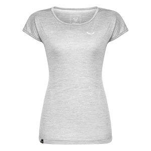 �T���� ���f�B�[�X �g�b�v�X T�V���c Salewa Puez Dry Tee Ld99 White Melange �z���C�g