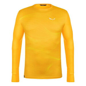 �T���� �����Y �g�b�v�X T�V���c Salewa Scd Dr Ls Tee Sn99 Gold �S�[���h
