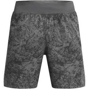 A_[A[}[ Y {gX n[tpcEV[c vg V[gpc Under Armour Armour Ua Launch Pro 7'' Printed Shorts Running Short Mens Rock/Green O[