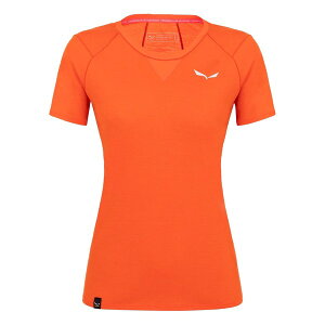 �T���� ���f�B�[�X �g�b�v�X T�V���c Salewa Agner Am Tee Ld99 Red Orange ���b�h