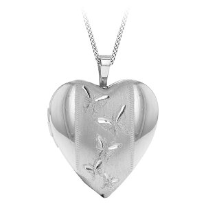 �r�[ ���[ ���f�B�[�X �A�N�Z�T���[ �l�b�N���X�E�`���[�J�[�E�y���_���g�g�b�v ���[�X Be You Sterling Silver Butterfly Locket Necklace Silver �V���o�[