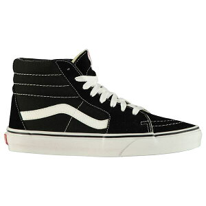 oY fB[X V[Y Xj[J[ Vans Sk8-Hi Top Ladies Trainers Black/Black/Whi ubN