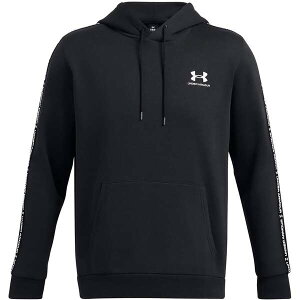 A_[A[}[ Y AE^[ p[J[EXEFbg t[X Under Armour Armour Ua Icon Fleece Hd Taping Hoody Mens Black ubN