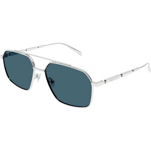 �A���L�T���_�[�E�}�b�N�C�[�� �����Y �A�N�Z�T���[ �T���O���X�E�A�C�E�F�A ALEXANDER MCQUEEN Alex S AM0477S Sn53 Silver/Blue �u���[