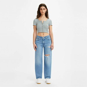 ���[�o�C�X ���f�B�[�X �{�g���X �f�j���p���c �W�[���Y Levis Baggy Dad Jeans In The Middle