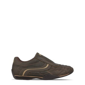 �����Y�f�[�� �����Y �V���[�Y �X�j�[�J�[ Lonsdale Camden Slip Mens Trainers Dist Brown �u���E��