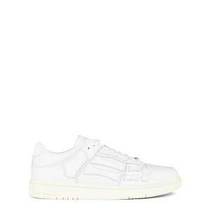 �A�~�� �����Y �V���[�Y �X�j�[�J�[ AMIRI Skeleton Top Low Trainers White/White 194 �z���C�g