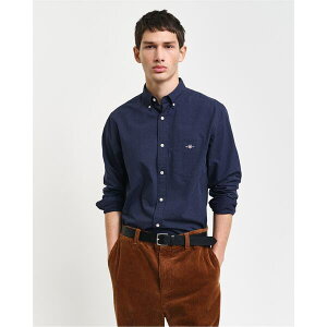 �K���g �����Y �g�b�v�X �V���c �v�����g Gant REG MICRO PRINT SHIRT EVENING Evening Blue �u���[