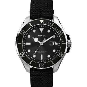 ^CbNX Y ANZT[ rv Timex Harborside Sn52 Black/Silver ubN