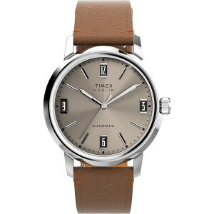 ^CbNX Y ANZT[ rv Taupe/Silver Timex Marlin Watch