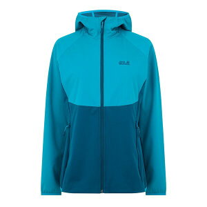 �W���b�N�E���t�X�L�� ���f�B�[�X �A�E�^�[ �W���P�b�g�E�u���]�� Jack Wolfskin Go Hike Sfs Ld41 Blue �u���[