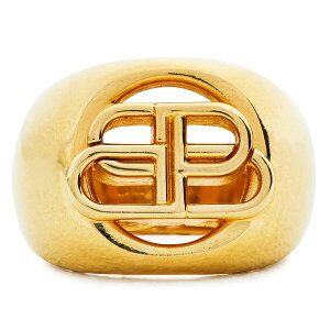 oVAK fB[X ANZT[ O BALENCIAGA Bb Signet Ring Gold 0705 S[h