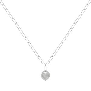 ���h���[ ���f�B�[�X �A�N�Z�T���[ �l�b�N���X�E�`���[�J�[�E�y���_���g�g�b�v ���[�X Radley Silver Plated Heart Padlock Charm Necklace Silver �V���o�[