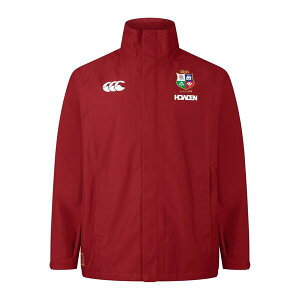 �J���^�x���[ �����Y �A�E�^�[ �W���P�b�g�E�u���]�� �W���P�b�g Canterbury British and Irish Lions Waterproof Jacket 2024 Adults Red Dahlia ���b�h