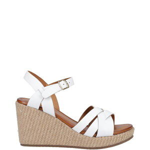 �n�b�V���p�s�[ ���f�B�[�X �V���[�Y �T���_�� Hush Puppies Phoebe Wedge Sandal White �z���C�g