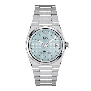eB\bg Y ANZT[ rv Tissot PRX Automatic 35mm Watch Ice Blue/Steel u[