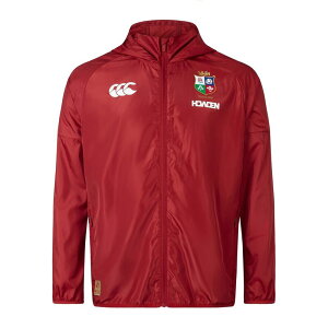 �J���^�x���[ �����Y �A�E�^�[ �W���P�b�g�E�u���]�� �W���P�b�g Canterbury British and Irish Lions 2024 Lightweight Rain Jacket Adults Red Dahlia ���b�h