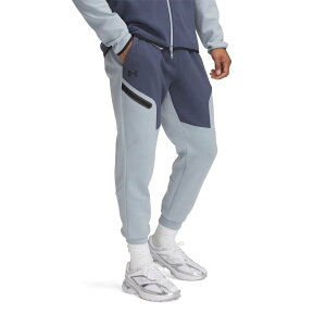 A_[A[}[ Y {gX JWApc WK[pc Under Armour Armour Ua Unstoppable Flc Jgr Eu Joggers Mens Gray/Blue/Black ubN