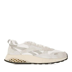 ���[�{�b�N �����Y �V���[�Y �X�j�[�J�[ ���U�[ Reebok Classic Leather Hexalite Trainers White Grey �z���C�g