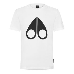 [XibN Y gbvX TVc Vc White 160 MOOSE KNUCKLES Essential Logo T-Shirt